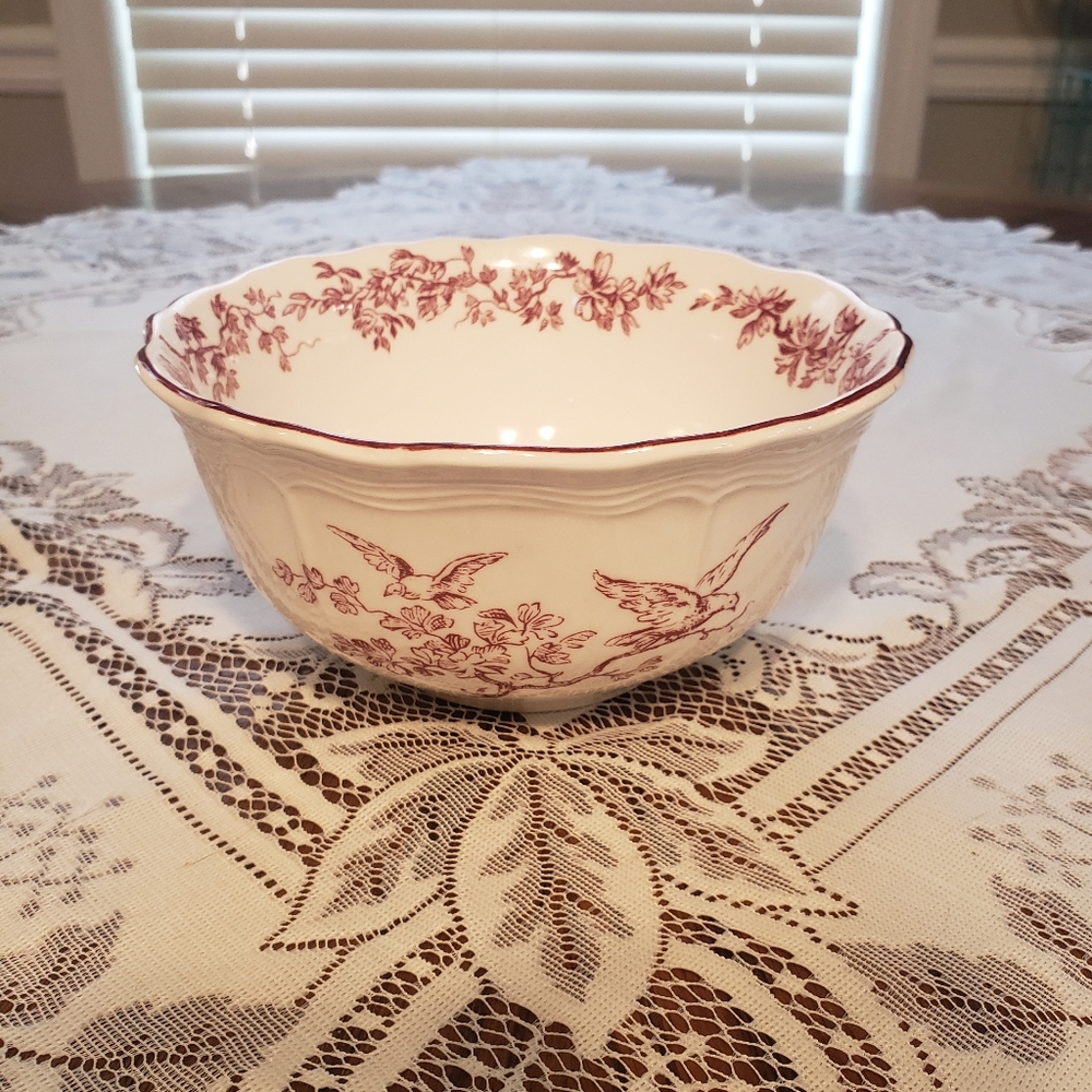 New England Toile' - Soup Bowl